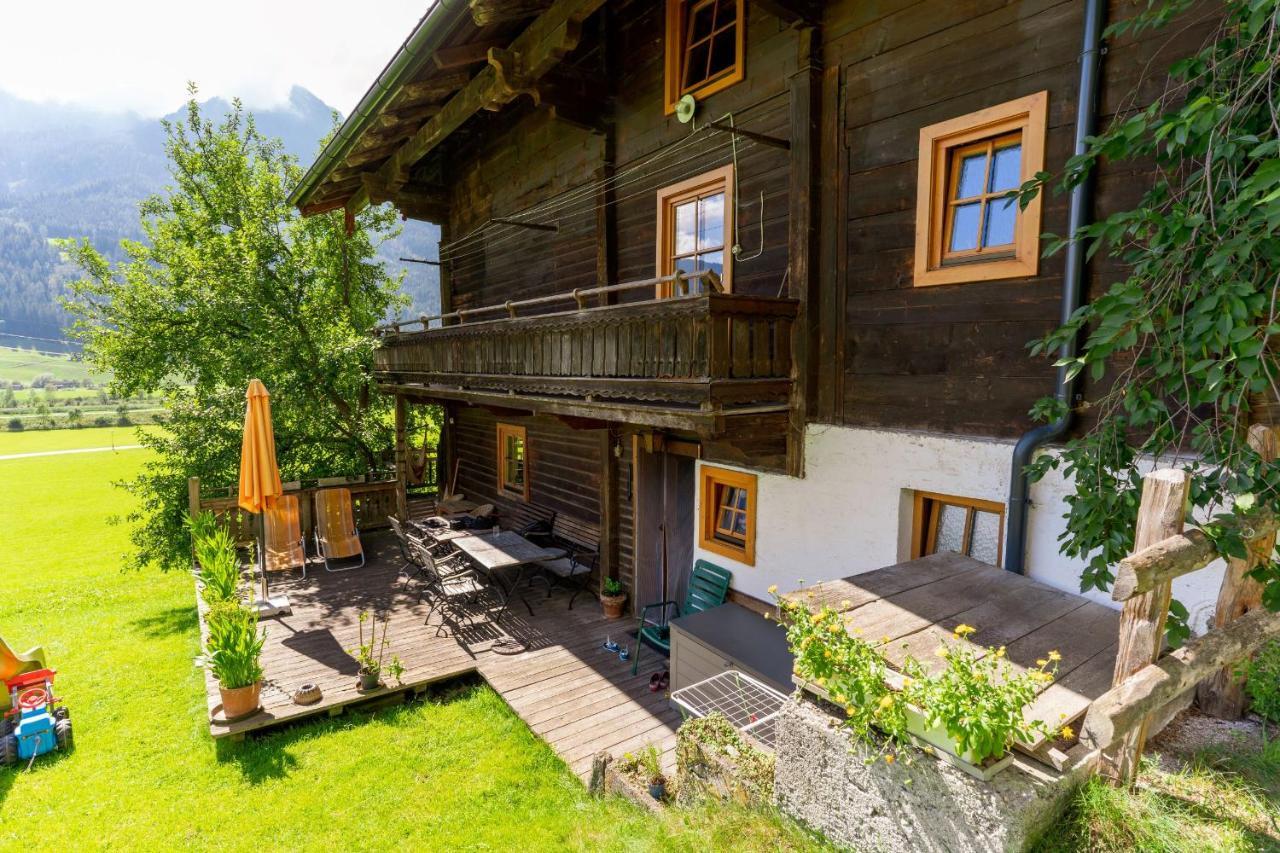 Ferienwohnung Bauernhof Obererlach Bramberg am Wildkogel Esterno foto